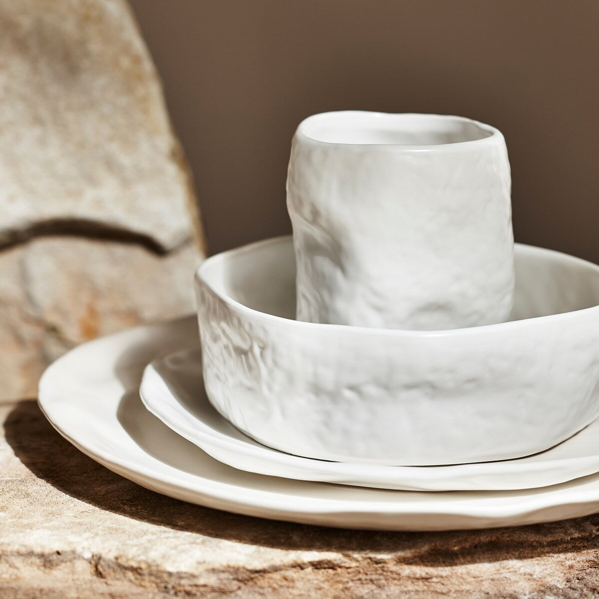 Stone by Mercer Project ATIK Stoneware Dinnerware Set