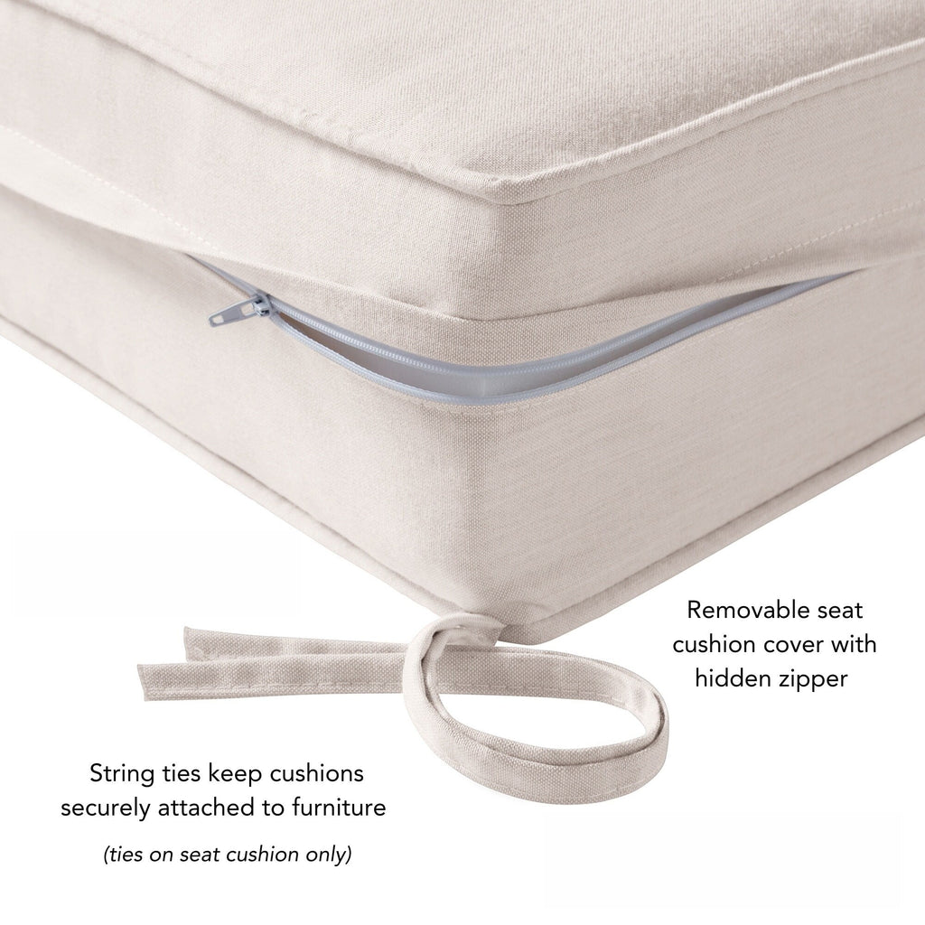 Sunbrella 2-Piece Premium Deep Seat Outdoor Cushion Set