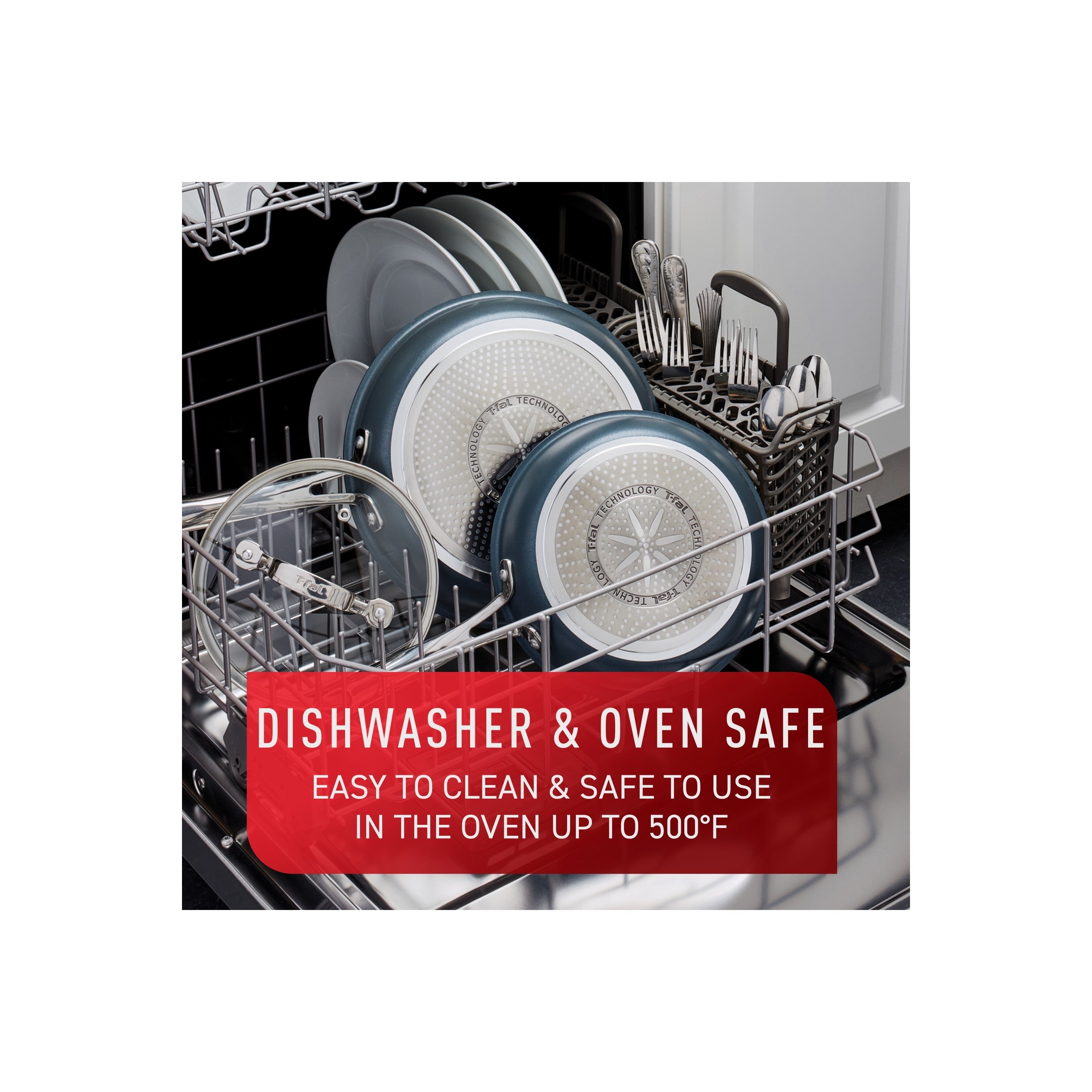 T-fal Platinum Nonstick Cookware Set with Induction Base, Unlimited Cookware Collection, 12 piece