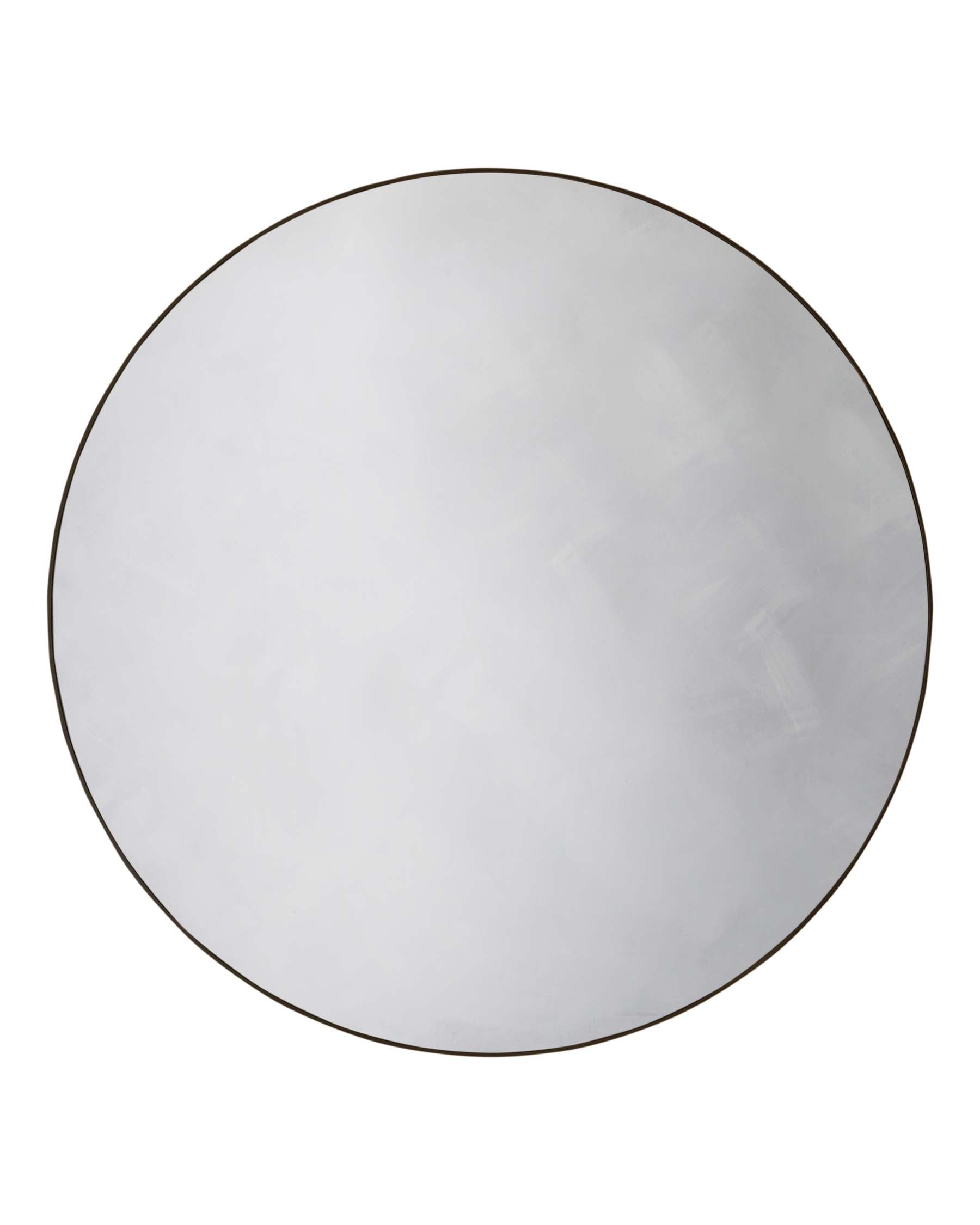 Tait Large Round Wall Mirror Black