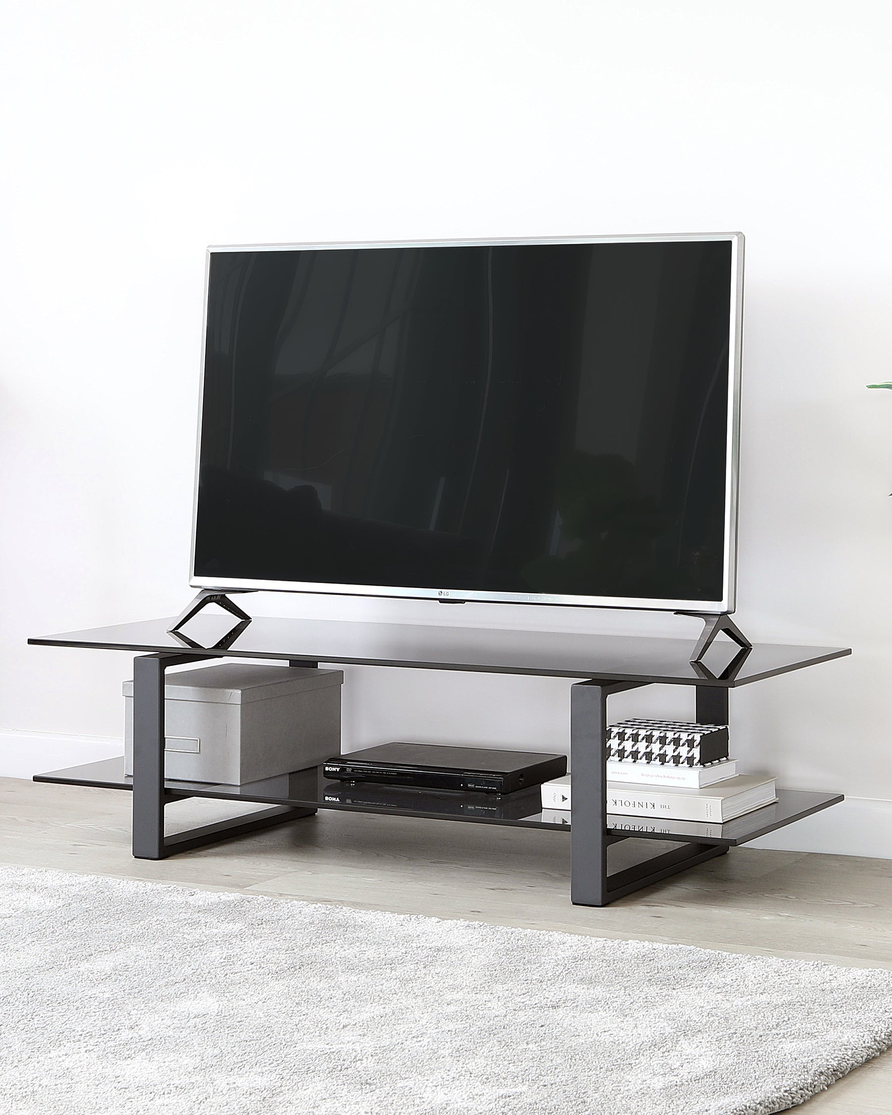 Tiva Smoked Glass TV Unit