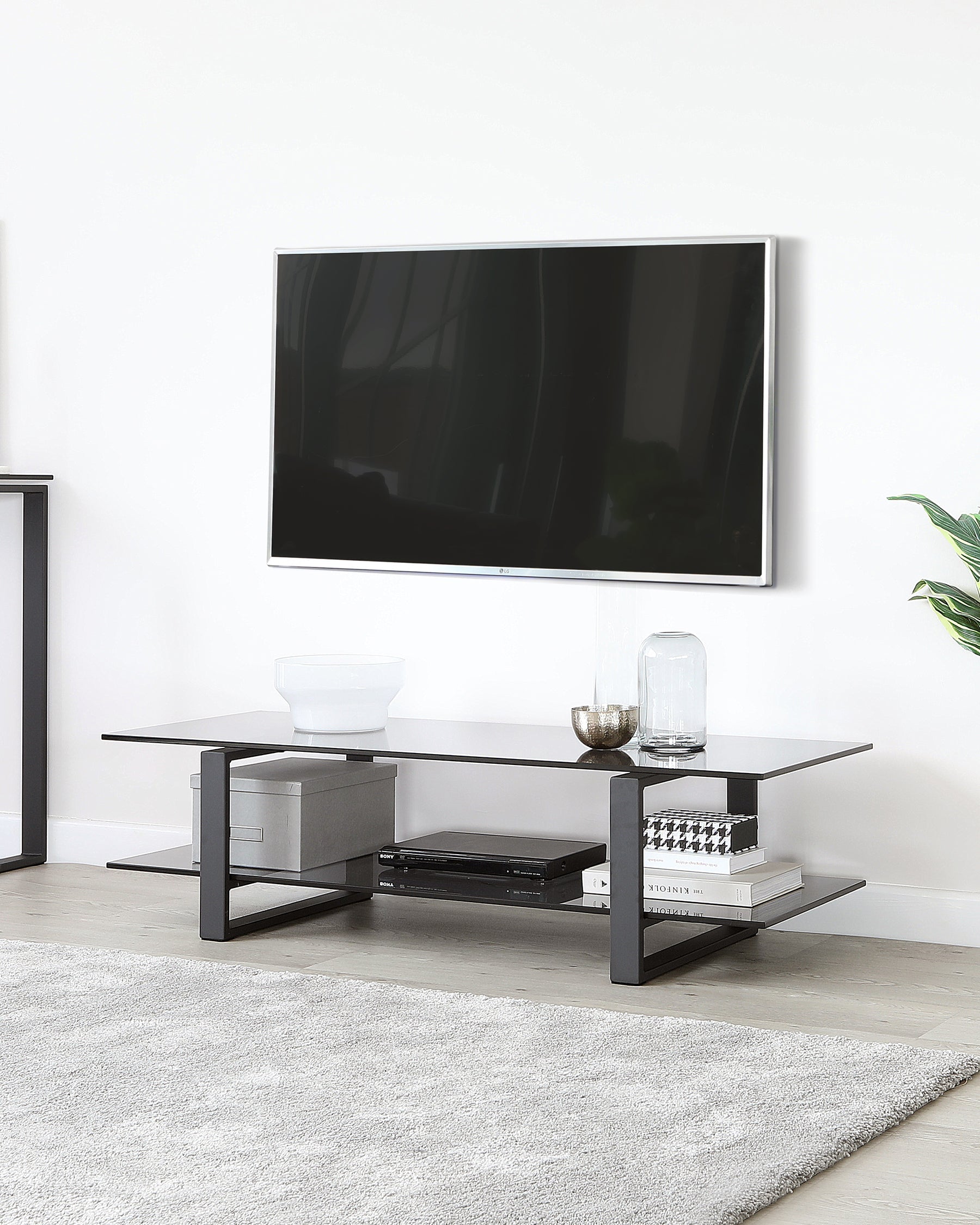 Tiva Smoked Glass TV Unit