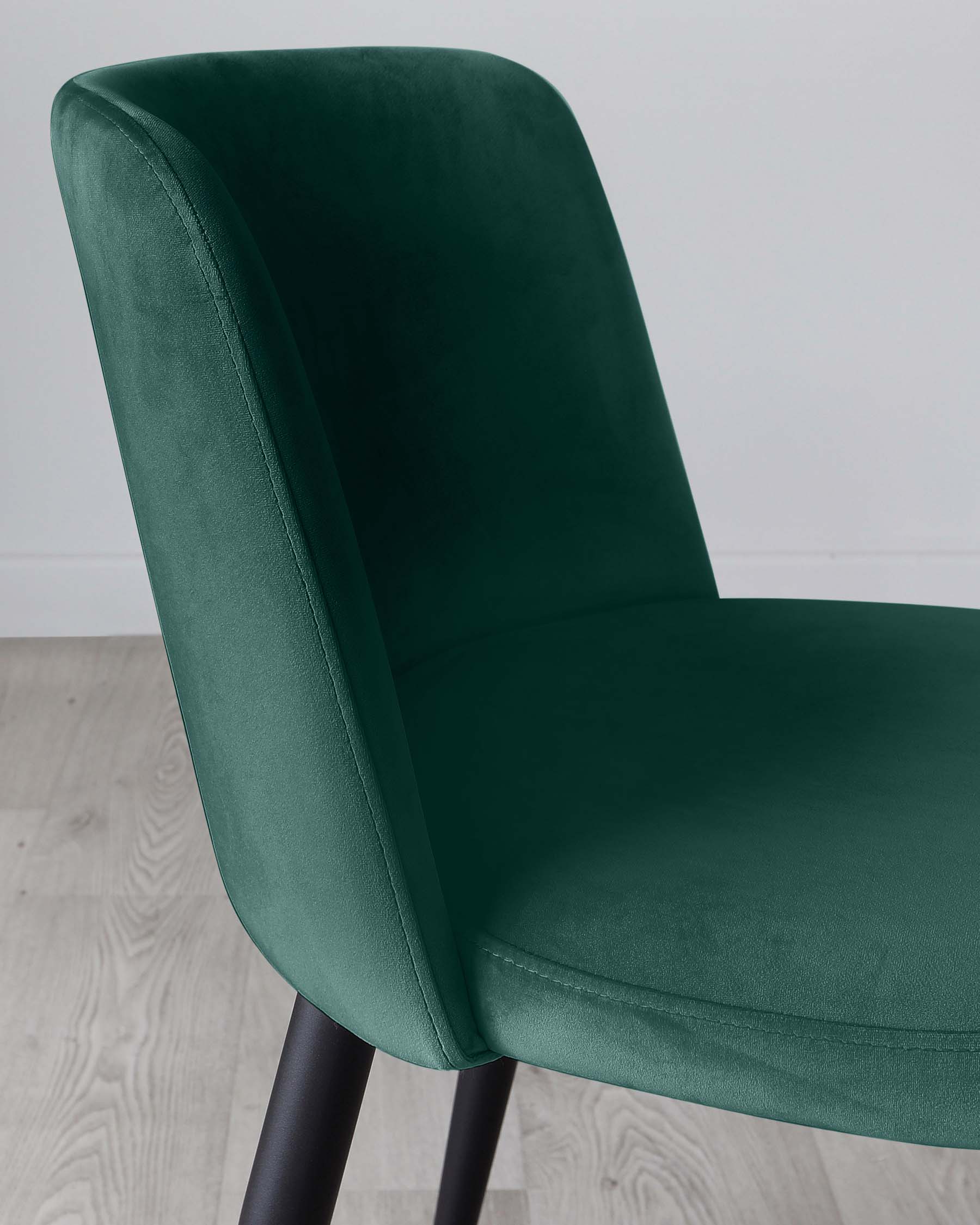 Trinny Dark Green Velvet Dining Chair