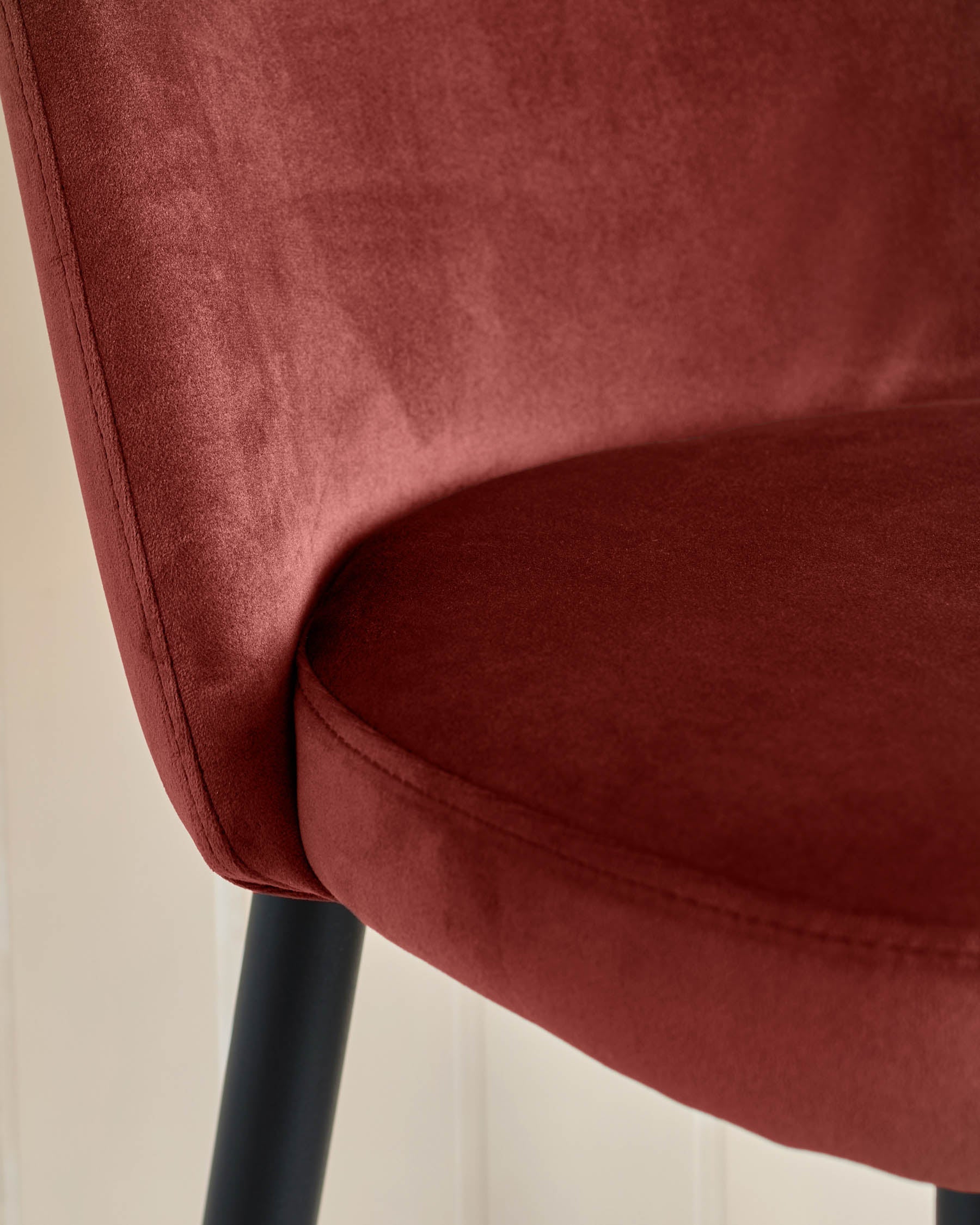 Trinny toffee red bar stool