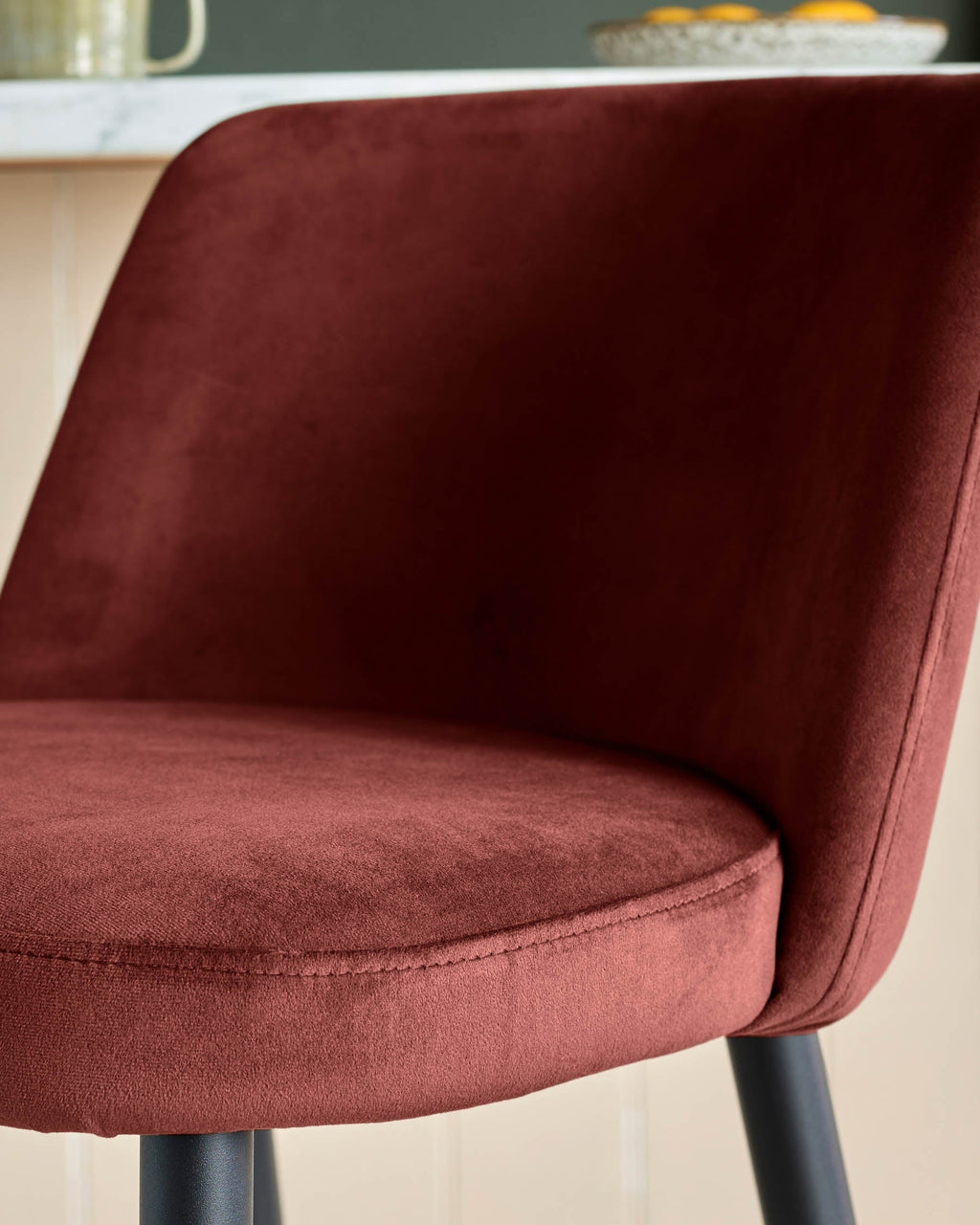 Trinny toffee red bar stool