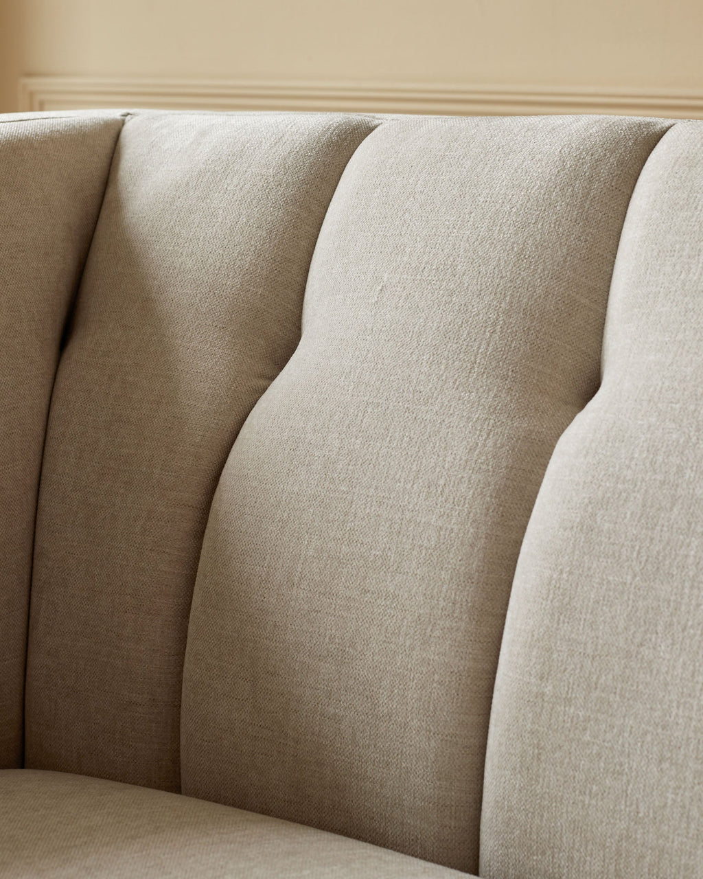 Valentina champagne chenille 2 seater sofa