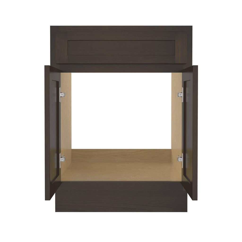 Vanity Art 24-inch Solid Wood Single Sink Bathroom Vanity Cabinet