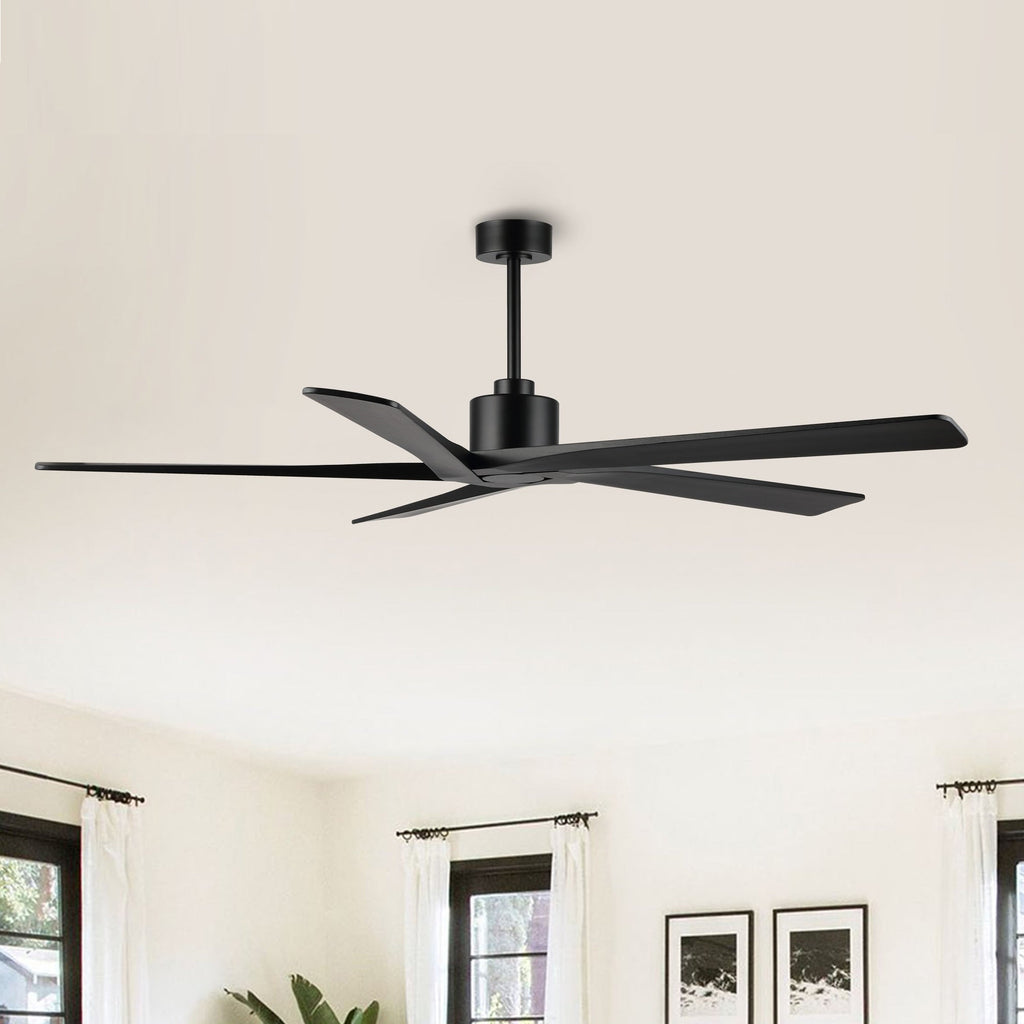 WINGBO 54 Inch DC Motor Indoor Ceiling Fan without Lights - N/A