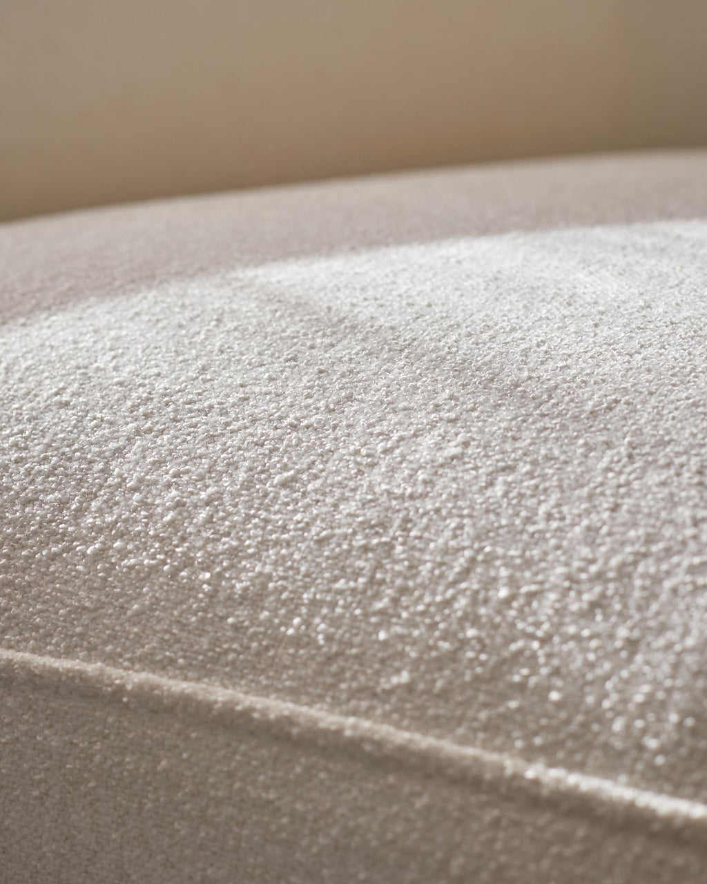 Zoey ivory boucle armchair